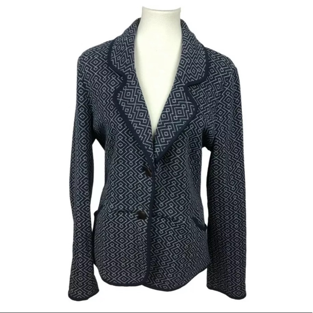 Pendleton Aztec Tribal Cotton Blazer Jacket EUC